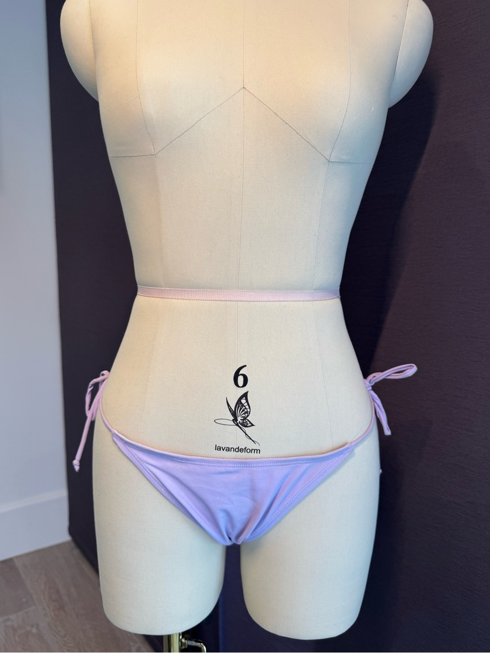 Boutine LA Lilac Side-Tie Bikini Bottom